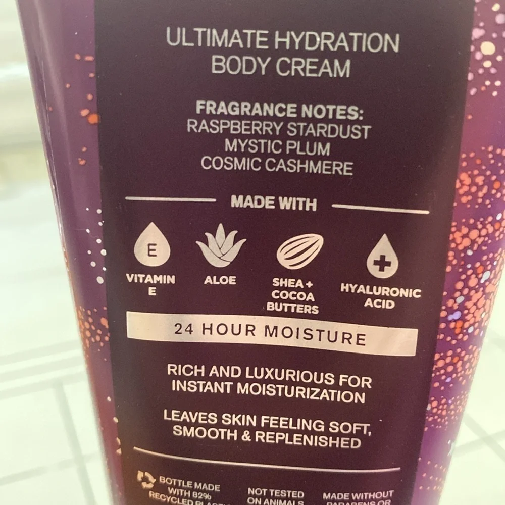 Bath & Body Works Prismatic Stars body cream ultimate hydration 8 oz New